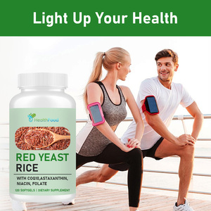 Gélules de levure de riz rouge les plus vendues, favorisent la santé cardiaque, augmentent les niveaux d'énergie, favorisent la santé digestive - Product Image 6