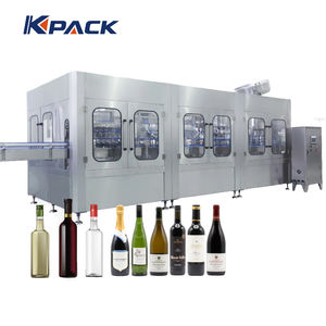 Proveedores chinos Gin Rum Vodka <span class=keywords><strong>Whisky</strong></span> <span class=keywords><strong>Botella</strong></span> de vidrio Lavado Llenado Tapado Máquina de etiquetado - Product Image 1