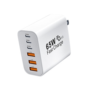 The new PD 65W charger is compatible with Apple 16 and Samsung <b>charging</b> heads, and features 3C/3A multi-port <b>charging</b> for 65W - Product Image 3