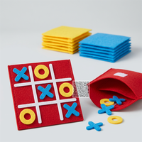 Bulk Vilt Tic Tac Toe Reisbordspel Kinderverjaardagscadeautjes Klaslokaalprijzen Groothandel Goodie Bag Vullers Studenten Verjaardagscadeau