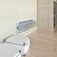 Home Intuition Lot de 2 déflecteurs magnétiques réglables sans fusion pour évents registres de plafond permanents