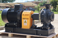 Pompe centrifuge horizontale industrielle à aspiration axiale en fonte et acier inoxydable, grande capacité, robuste, avec moteur, prix usine