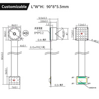 HD 2MP avec format JPEG yuv OV2640 esp32 fpc DVP Smart Home Mini Module de caméra