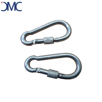 Mousqueton à ressort métrique en acier inoxydable avec œillet et vis, boucle de sécurité SS, mousqueton d'escalade, marque JMC, JMC-SH007, usage général