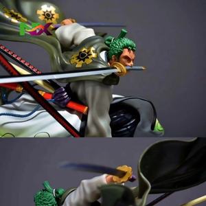 Statue GK One Piece Wano Country Luffy Zoro, modèle d'anime, scène <span class=keywords><strong>du</strong></span> roi des pirates, objet de collection - Product Image 4