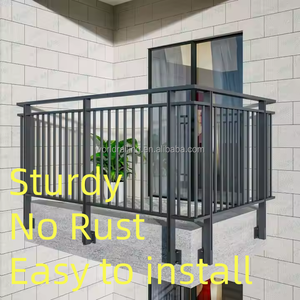 YL METAL Garde-Corps de Style Moderne en Aluminium pour Balcon, Toit, <span class=keywords><strong>Terrasse</strong></span>, Main Courante de Pont et <span class=keywords><strong>Balustrade</strong></span> - Product Image 2