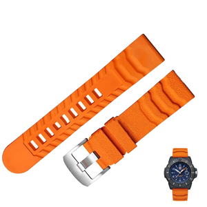 Correa de Reloj de Lujo de 24 mm para Navy 8821, Correa de Reloj de Goma Transpirable para Reloj Lumi-<span class=keywords><strong>nox</strong></span> 8821 - Product Image 2