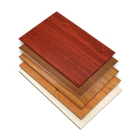 Chine Fabricant Matériaux de revêtement mural Plaque ACP ACM Finition bois Panneau composite en aluminium pour la décoration de meubles de construction