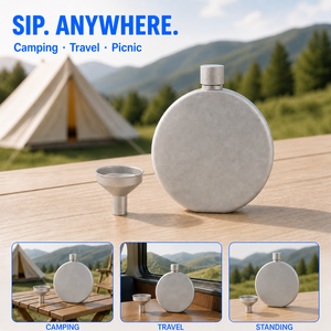 Gourde en titane pur, forme de fleur de glace, mini, portable, hermétique, pour le camping en plein air, équipement de camping, matériel de randonnée - Product Image 4