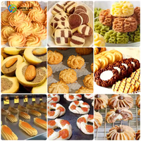 Machine voor het maken van kaneelkoekjes, machine voor het maken van fruitkoekjes, machine voor het maken van ronde koekjes