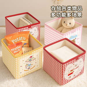 Cartoon <b>Folding</b> <b>Storage</b> <b>Box</b> Rectangle 0.4kg Foldable Without Lid Clothes Organizer - Product Image 3
