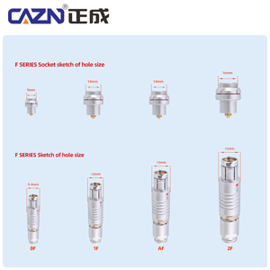 Cazn ขั้วต่อปลั๊กแบบ MH1.1F.302.CLL 10P 4P หมุด DIN ทองแดง<span class=keywords><strong>ครึ่ง</strong></span>เปลือกอุปกรณ์ทางการแพทย์ของ cazn - Product Image 5