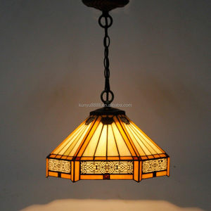 Lámpara de Techo LED Estilo Europeo Tiffany, 2700K Blanco Cálido, para Sala de Estar, Comedor, Dormitorio, Bar, Lámpara Colgante de Comedor - Product Image 3