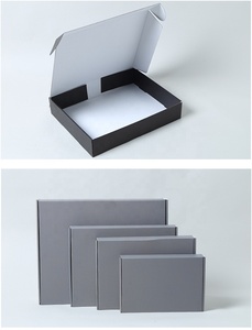 Meilleures ventes <span class=keywords><strong>2021</strong></span> - Boîte cadeau en carton ondulé solide pour avion, laminage mat, matériaux recyclés pour l'expédition de vêtements - Product Image 4