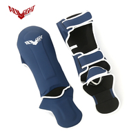 Protège-tibias pour enfants Allfight SG02-1 pour l'entraînement MMA et thaïlandais - Matériau PU protecteur, durable et écologique