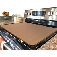 Tapis de cuisson en silicone résistant à la chaleur, couvre-plaque de cuisson imperméable et anti-huile, protection de table multi-usage pour la maison