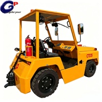 Traktor Derek CTD35 35T: Mesin ISUZU, Okamura Auto, Kabin Semi-Tertutup, Pin Drawbar Depan/Belakang.