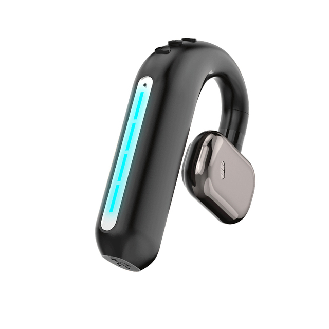 In Stock A107 Business Ear Hook Single Ear Driver Wireless Earphone Battery Display Talking Headset Noise Canceling Headphone