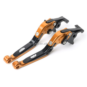 Leviers de frein et d'embrayage pliables pour <span class=keywords><strong>KTM</strong></span> Duke <span class=keywords><strong>RC125</strong></span> 200 250 390, guidon en aluminium CNC, pièces de modification de moto - Product Image 4