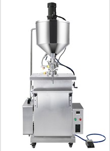 10-1000mL Thick Gel Wax Ointment Ointment Water Circulation Heating and Stirring Filling Machine - Product Image 3
