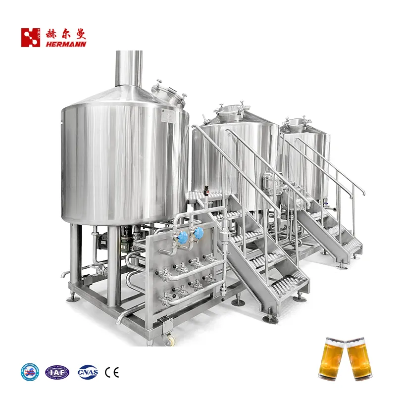 50L 100L 200L 300L 500L 700L 1000L 2000L Staal Brouwen Micro Ambachtelijke Bier Brouwerij Apparatuur