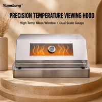 Barbecue portable rond en acier inoxydable 304 pour table, avec gril intégré au charbon de bois, idéal pour le camping et les pique-niques en extérieur