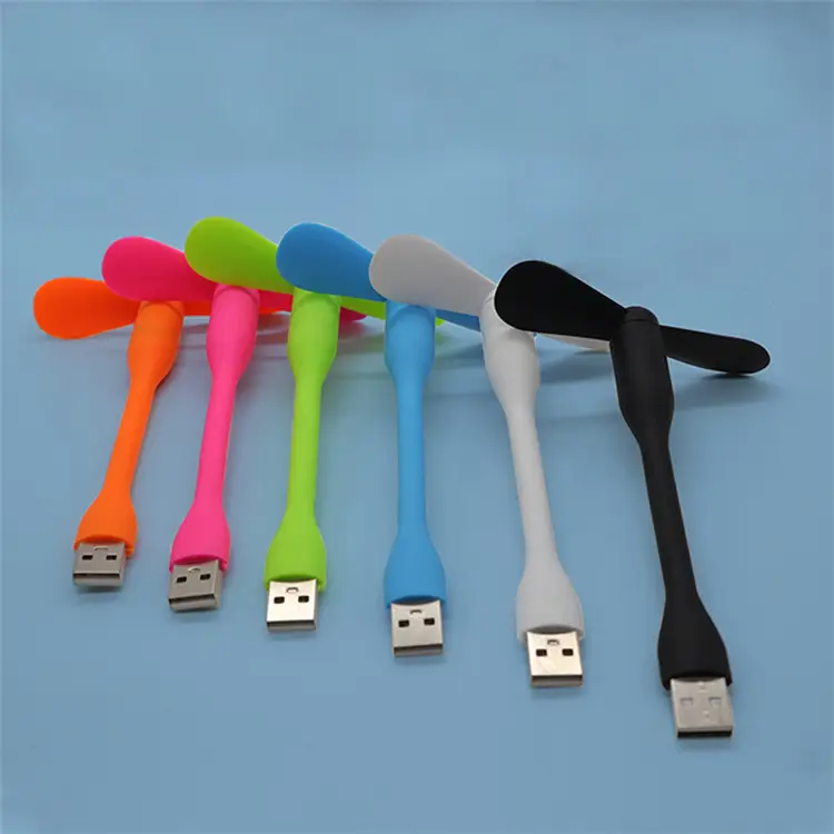 Silikon USB ponsel komputer kipas kecil portabel Mini USB penggemar perusahaan hadiah promosi gadget usb