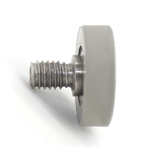 Roue manuelle à rotule M4 en acier inoxydable avec roues revêtues de caoutchouc, poulies revêtues de fluororubber, roues à roulement – Vente directe usine - Product Image 2