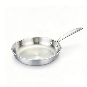 Juego de 10 Piezas de Utensilios de Cocina de Acero Inoxidable de 3 Capas, Exterior Pulido, Ollas y Sartenes Aptas para Lavavajillas, Horno y Todo Tipo de Estufas, para Cocina Casera - Product Image 4