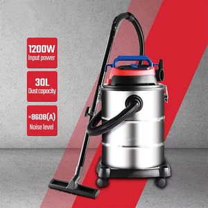 <span class=keywords><strong>Aspirateur</strong></span> HEPA humide/sec OEM 0,9 L <span class=keywords><strong>avec</strong></span> réservoir métallique, roues pivotantes, design portable pour voiture et usage domestique - Product Image 1