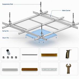 <span class=keywords><strong>Plafond</strong></span> en aluminium perforé de haute qualité, revêtu de peinture en poudre, durable, acoustique, ignifuge, pour hôpital, aéroport, gymnase - Product Image 5