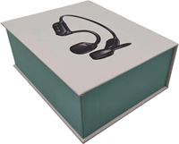 Caja de Regalo Magnética Moderna de Cartón, Materiales Reciclables, Tamaños Personalizados, Revestimiento UV en Relieve, Laminación Mate con Papel Dorado de Cuatro Colores