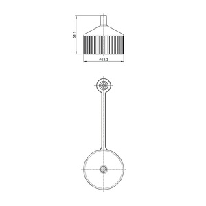 <b>Bottle</b> 750ml round with thread and short nozzle - Product Image 4