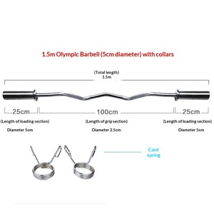 <span class=keywords><strong>Barre</strong></span> <span class=keywords><strong>de</strong></span> <span class=keywords><strong>musculation</strong></span> en acier en forme <span class=keywords><strong>de</strong></span> O, droite et courbée, 1,2 m/1,8 m, <span class=keywords><strong>pour</strong></span> la maison, la salle <span class=keywords><strong>de</strong></span> sport commerciale, la <span class=keywords><strong>musculation</strong></span>, la <span class=keywords><strong>barre</strong></span> <span class=keywords><strong>de</strong></span> curl - Product Image 6
