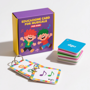 Tarjetas Flash de acordes de Piano codificadas de colores para estudiantes creativos de música educativa divertida impresa personalizada, regalo perfecto para niños - Product Image 1