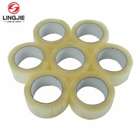 Nastro Adesivo Acrilico Super Trasparente LingJie 4,8cm BOPP per Imballaggio Scatole e Logistica