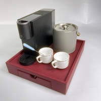 Plateau à café multifonction et boîte de rangement fabriqués en Chine, personnalisables en usine, adaptés pour le bureau, l'hôtel et la maison