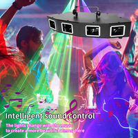 Projecteur de lumière de scène de disco de mariage, lumières décoratives par, équipement de DJ de laser de vacances nautiques rvb de nouvel an