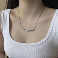 Colliers fins en chaîne de serpent uniques en or plaqué PVD, bijoux de haute qualité pour femmes, argent et or, pour couples