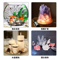 Moule en silicone pour cristaux de roche, moules en résine pour la culture de grappes de cristaux de quartz, pour gemmes Druzy, Isomalt, argile polymère, logo 3D personnalisé