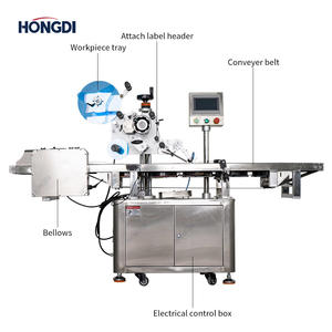 Étiqueteuse automatique à aspiration sous vide avec alimentation par friction, machine d'étiquetage haute vitesse pour sacs en film/feuille/papier, tactile - Product Image 3