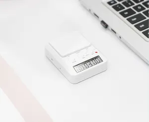 Diseño magnético cocina temporizadores con alarma de reloj Digital la fecha y el modo silencioso