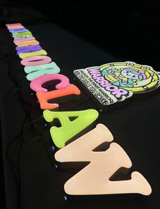 定制水晶果冻亚克力霓虹灯发光字母家居办公公司商店商场酒店公园DC电源墙壁装饰 - Product Image 6