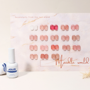 Esmalte de Uñas en Gel de un Solo Paso para Uso DIY, Curado Rápido, Larga Duración, Esmalte de Uñas en Gel UV, Colección de Esmaltes en Gel Rosa Crema, Colores de Verano - Product Image 6