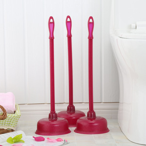 Déboucheur de toilettes en <span class=keywords><strong>PVC</strong></span> avec long manche et ventouse en caoutchouc pour l'élimination des bouchons dans les drains de salle de bain - Product Image 3