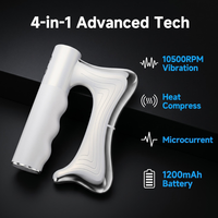 Masseur électrique chauffant 3 en 1 pour le corps entier avec vibration, 3 niveaux de chaleur et écran LED pour un soulagement complet du corps