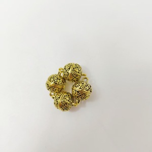 Electroplated Alloy Round <b>Ball</b> Magnetic Clasp For Necklace Making DIY Jewelry Accessories <b>Sphere</b> Shape Plated Finish - Product Image 2