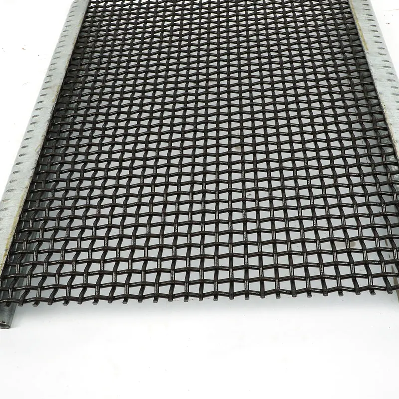 Carbon steel crimped wire mesh zaranda sand gravel rock crushing vibrating sieve mesh screens