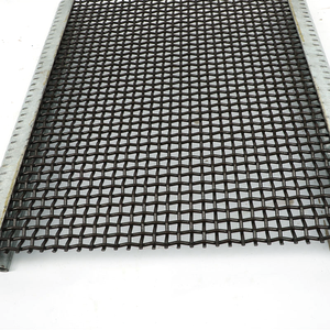 Kohlenstoffstahl-Welldrahtgeflecht Zaranda Sand-Kies-Gestein-Zerkleinerungs-Vibrationssieb-Gitter - Product Image 1