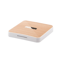 Mundial 4GB 64GB Mecool KM6 edición deluxe de la caja de TV Android 10 Amlogic S905X4 certificado por Google soporte Wifi 6 1000M BT reproductor de medios